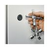 Kapcsolószekrény kulcs multifunkciós 10profil 2keresztkulcs 2bit 92mm univerzális TwinKey KNIPEX - 001101