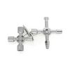 Kapcsolószekrény kulcs multifunkciós 10profil 2keresztkulcs 2bit 92mm univerzális TwinKey KNIPEX - 001101