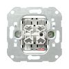 105 2x1P csillárkapcsoló betét adapterrel süllyesztett rugós IP20 2- billentyű/gomb GIRA - 010500
