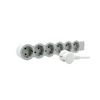Asztali elosztósor 3680W fehér/szürke 1.5mm2 5m 6x2P+E/230V 16A IP20 Standard LEGRAND - 694572