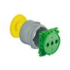 Betondoboz 1-es kerek 60mm-átmérő műanyag zöld KAISER - 1265-31