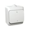 CedarPlus 102 2P kapcsoló betét komplett házban fehér falonkívüli IP44 billentyű/gomb Schneider - WDE000520