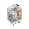 Csatolórelé 5A 4-v dugaszolós 21.6-31.2VDC monostabil IP20 DRM570024LT Weidmüller - 7760056097