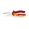 Csőrös fogó 1000V piros-kék 160mm-hossz 16.5mm-sz/fej 2-komponensű 1000V VDE KNIPEX - 3016160