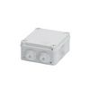 Doboz falonkívüli 1/4-fodulatos csavaros fedéllel membrános 120.5 x120.5x58mm (Belső: 100x100mm) IP55 44CE GEWISS - GW44024