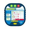 Dugalj teszter 2P+F +FI-teszt 2P-ellenőrzés 220-250V LED-kijelzés PAN Socket-Tester FI Pancontrol