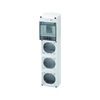 Kombinációs dugalj doboz IP65 FK 5 DIN modul hely+ 3db 16A dugaljhely 68Q-DIN GEWISS - GW68001N