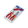 Elektromos szerelőkészlet kábelcsupaszoló/oldalcsípő-/szerelőfogó 3-darabos KNIPEX - 003130BKV01