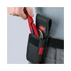 Elektronikai finomvágó fogó max.d0,2/1,6mm  nyitórugós piros-kék normál 150mm x szigetelt Slim Knips KNIPEX - 7861150