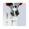 Elektronikai finomvágó fogó max.d0,2/1,6mm  nyitórugós piros-kék normál 150mm x szigetelt Slim Knips KNIPEX - 7861150