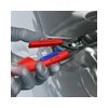 Elektronikai finomvágó fogó max.d0,2/1,6mm  nyitórugós piros-kék normál 150mm x szigetelt Slim Knips KNIPEX - 7861150