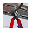 Elektronikai finomvágó fogó max.d0,2/1,6mm  nyitórugós piros-kék normál 150mm x szigetelt Slim Knips KNIPEX - 7861150