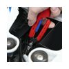 Elektronikai finomvágó fogó max.d0,2/1,6mm  nyitórugós piros-kék normál 150mm x szigetelt Slim Knips KNIPEX - 7861150