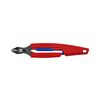 Elektronikai finomvágó fogó max.d0,2/1,6mm  nyitórugós piros-kék normál 150mm x szigetelt Slim Knips KNIPEX - 7861150