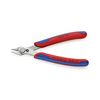 Elektronikai oldalcsípő fogó 54HRC max.d1,6/1mm nyitórugós piros-kék normál Super Knips KNIPEX - 7803125