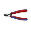 Elektronikai oldalcsípő fogó 62HRC max.d1,6/1,2mm nyitórugós piros-kék normál Super Knips KNIPEX - 7871125