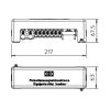 EPH-sín szigetelt sárgaréz moduláris 63mm x 68.5mm x 217mm burkolattal 1801 VDE OBO-BETTERMANN - 5015650