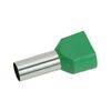 Érvéghüvely szigetelt iker 2x 16mm2 29mm zöld H16,0/29 ZH GN Weidmüller - 9037360000