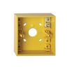 Fali doboz hátsó rész DM7xx kézi jelzésadóhoz  IP24D sárga 88x88x32mm  UTCF - DMN787Y