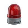 Fényjelző villanó EVS d62x85mm LED 230V AC falonkívüli piros műanyag IP66 Mini TwinFLASH WERMA - 26012060