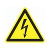 Figyelmeztető matrica villámjel (áramütés veszélye!) 50mm élhossz. vinil sárga Agárdi Filmnyomó - VET036000ONV00500000