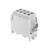 Fővezetéki leágazókapocs 130/100A Cu/Al csavaros szürke 2x25+2x25mm2 1P 25mm2 HLAK 25-1/2/25 M2 Pollmann - 2080188