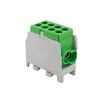 Fővezetéki leágazókapocs 130/100A Cu/Al csavaros zöld 2x25+2x25mm2 1P 25mm2 HLAK 25-1/2/25 M2 Pollmann - 2080190