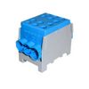 Fővezetéki leágazókapocs 150/125A Cu/Al csavaros kék 2x35+4x25mm2  HLAK 35-1/4 M2 Pollmann - 2080179