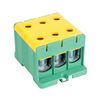 Fővezetéki leágazókapocs 320A/400VAC 3x2x35-150mm2 Al/Cu zöld/sárga 1P 150mm2 TRACON - FLEAL-150/3ZS