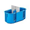 Gipszkarton doboz 2-es ovális 140mm 68mm x 63mm-átmérő műanyag kék Multibox2 P2x60D SIMET - 32092203