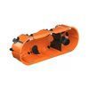 Gipszkarton szerelvénydoboz gumis 3-as ovális 195mm 65mm x műanyag narancs O-range ECON KAISER - 9253-22