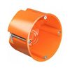 Gipszkarton szerelvénydoboz 1-es kerek 68mm-átmérő műanyag narancs csavarral O-range KAISER - 9064-32