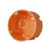 Gipszkarton szerelvénydoboz 1-es kerek 68mm-átmérő műanyag narancs csavarral Kopp - 346700004