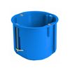 Gipszkarton szerelvénydoboz mély 1-es kerek 68mmx 68mmx 65mm-átmérő kék műanyag PV60D SIMET - 32013203