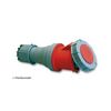 Ipari dugalj lengő 3P+N+E 63A 400V(50+60Hz) piros egyenes IP67 műanyag 6h-pozíció PowerTwist PCE - 2355-6