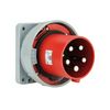 Ipari dugvilla 3P+N+E beépíthető 125A 5P 400V(50+60Hz) piros műanyag egyenes csavaros PCE - 645-6