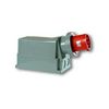 Ipari dugvilla 3P+N+E falonkívüli 125A 5P 400V(50+60Hz) piros műanyag ferde csavaros PCE - 545-6