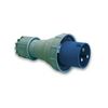 Ipari dugvilla lengő 2P+E 125A 3P 230V(50+60Hz) kék IP67 műanyag csavaros Power Twist PCE - 043-6