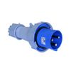 Ipari dugvilla lengő 2P+E 63A 3P 230V(50+60Hz) kék IP67 műanyag csavaros Power Twist PCE - 033-6