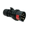 Ipari dugvilla lengő 3P+N+E 16A 5P 400V(50+60Hz) piros IP44 műanyag csavaros Midnight PCE - 015-6x