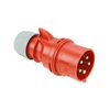 Ipari dugvilla lengő 3P+N+E 32A 5P 400V(50+60Hz) piros IP44 műanyag csavaros 6h-pozíció Shark PCE - 025-6