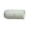 Izzólámpa foglalat gyűrűvel E14 dugaszolható műanyag fehér Kopp - 211101008