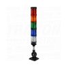 Jelzőoszlop alapcsomag talp+rúd+fedél+80dBhangjelző+kábel 24VAC/DC IP65 168mm-csőhossz fém TRACON - NYG3-70KITACDC24