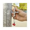Kapcsolószekrény kulcs multifunkciós 7profil keresztkulcs 2bit 76mm univerzális KNIPEX - 001103