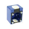 Kiemelődoboz beépíthető 2P+E 1050-0b/g dugaljhoz 1-es kék műanyag IP44 PCE - 106-0