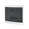 Kiselosztó PE/N műanyag 2x 18M falonkívüli fehér IP40 átlátszó kivágott ajtó 40CD GEWISS - GW40049BS