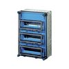 Kismegszakítós szekrény 3x12modul csapófedéllel IP65  Mi 1333 Hensel - 2000605