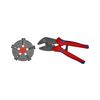Krimp fogó saruhoz/érvéghüvelyhez 0.5-6mm2 ovális-présforma mechanikus MultiCrimp KNIPEX - 973302