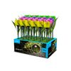 LED kerti szolár dekor lámpatest leszúrható 0,1Ah Ni-MH AAA akku 8h 24db 1,2V DC Modee - ML-GS004