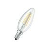 LED lámpa B35 gyertya filament 4W- 40W E14 470lm 827 220-240V AC 15000h 300° LEDPCLB40 LEDVANCE - 4058075590458